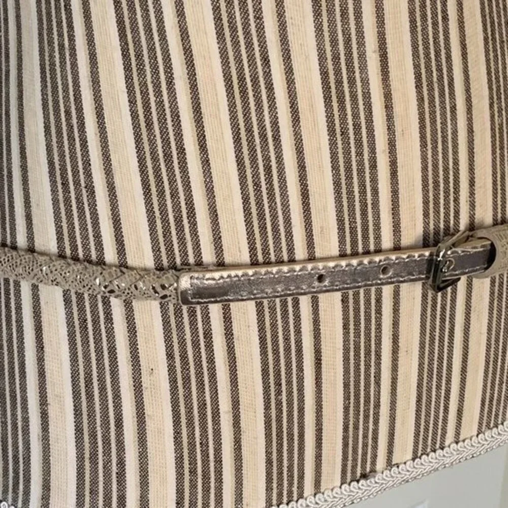 Champagne Braided Rope Belt